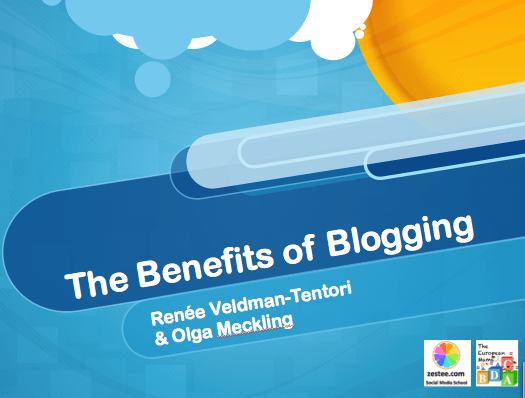Benefits of Blogging